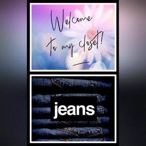 Women's Men's Kids Jeans